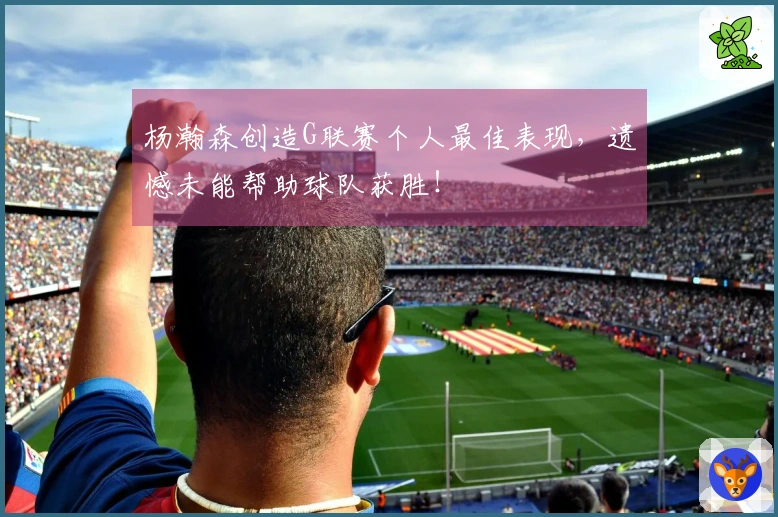 杨瀚森创造G联赛个人最佳表现，遗憾未能帮助球队获胜！